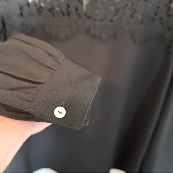 LULU’S | Picture This Black Long Sleeve Lace Top - Picture 11 of 13